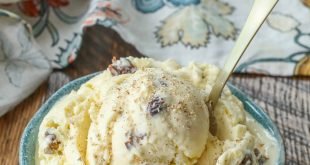 آيس كريم رم زبيب – بارفيت في المطبخ