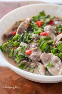 chicken gizzards with winged beans