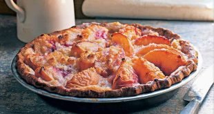 Peach and Crème Fraîche Pie