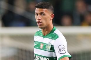 Sporting Lisbon's Matheus Nunes during the UEFA Champions League Round of 16 match at the Jose Alvalade Stadium, Lisbon.