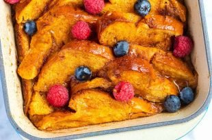 Baked French Toast Casserole with Berries