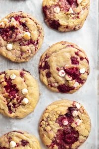 White Chocolate Raspberry Cookies - Broma Bakery